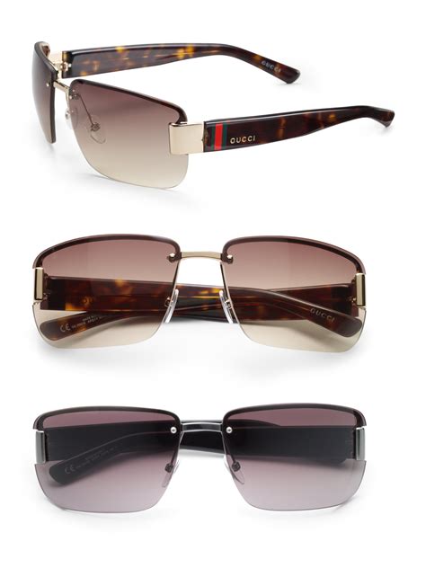 gucci buffs|gucci rimless sunglasses men's.